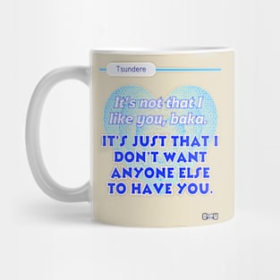 Tsundere love phrase design Mug